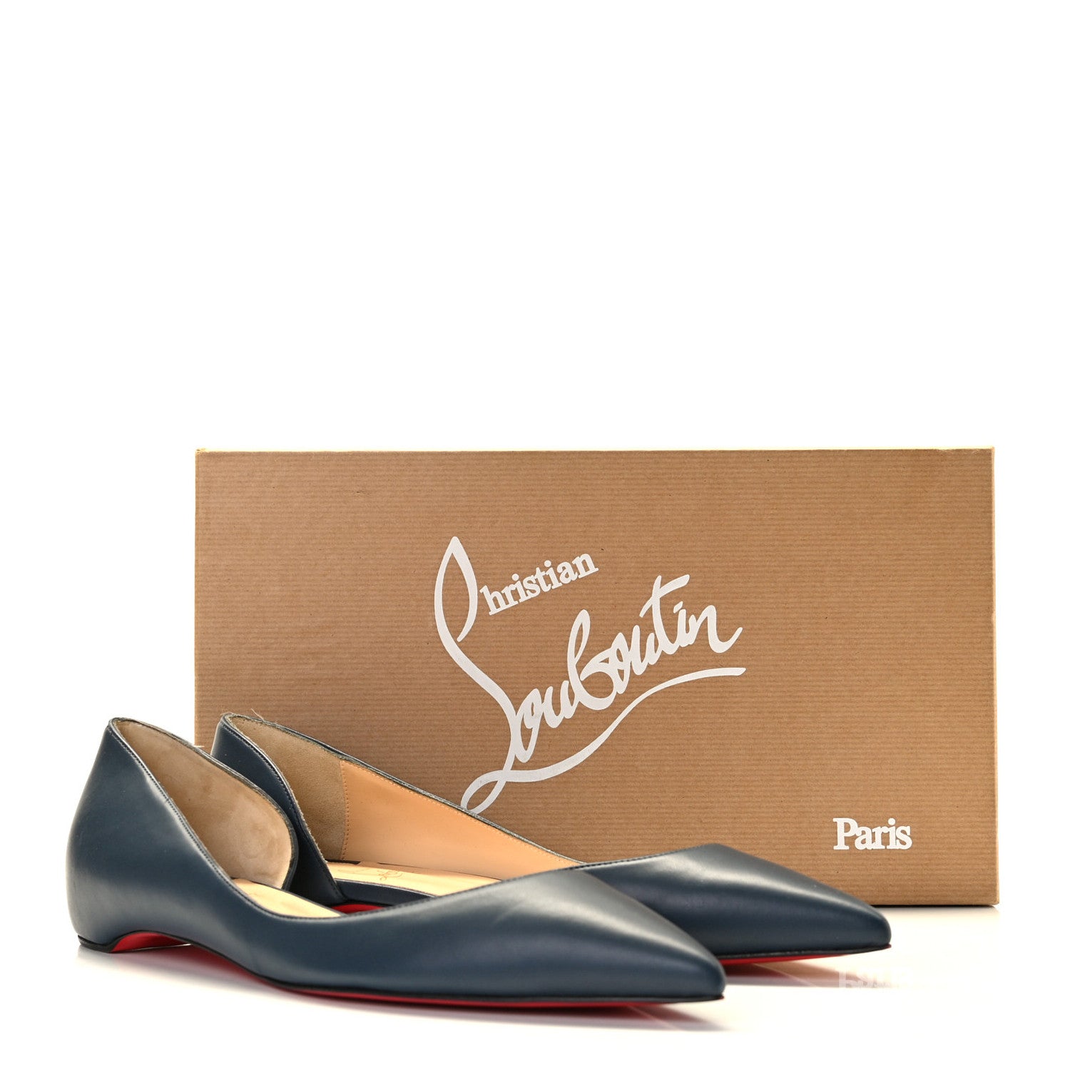 Christian Louboutin Nappa Iriza Flats 41 Denim 11 of 11