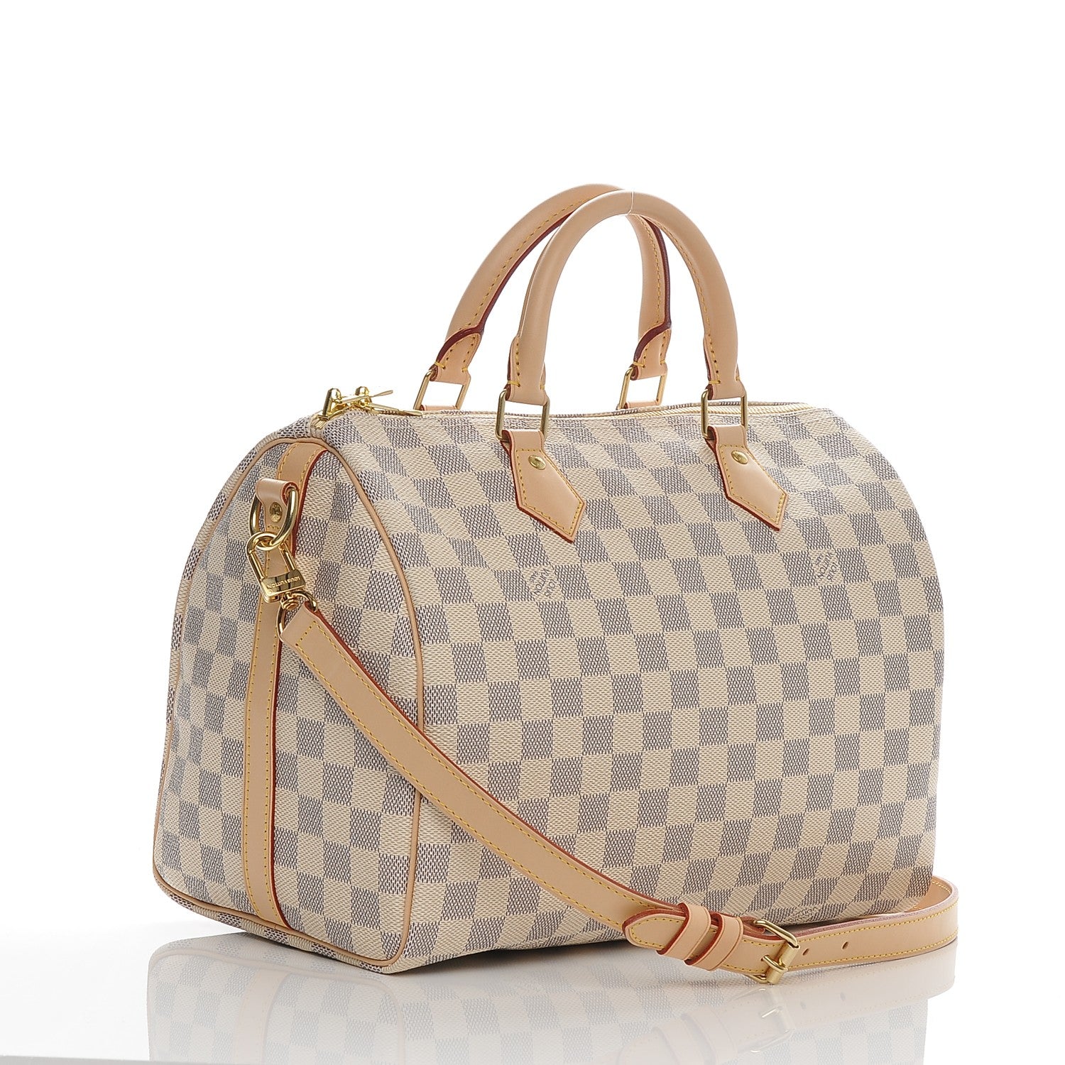 Louis Vuitton Damier Azur Speedy Bandouliere 30 3 of 7