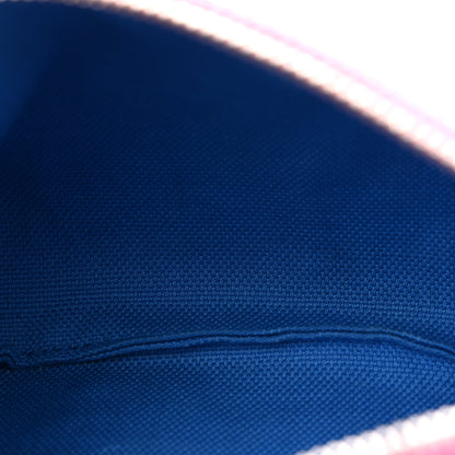 Gucci Calfskin GG Tennis Bi-Color Embossed Belt Bag Modern Fucsia Modern Blue 5 of 11