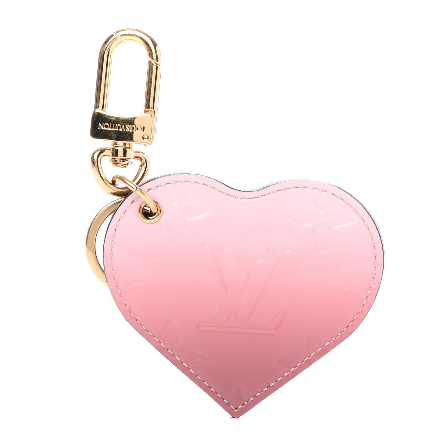 Vernis Degrade Heart Bag Charm Pink