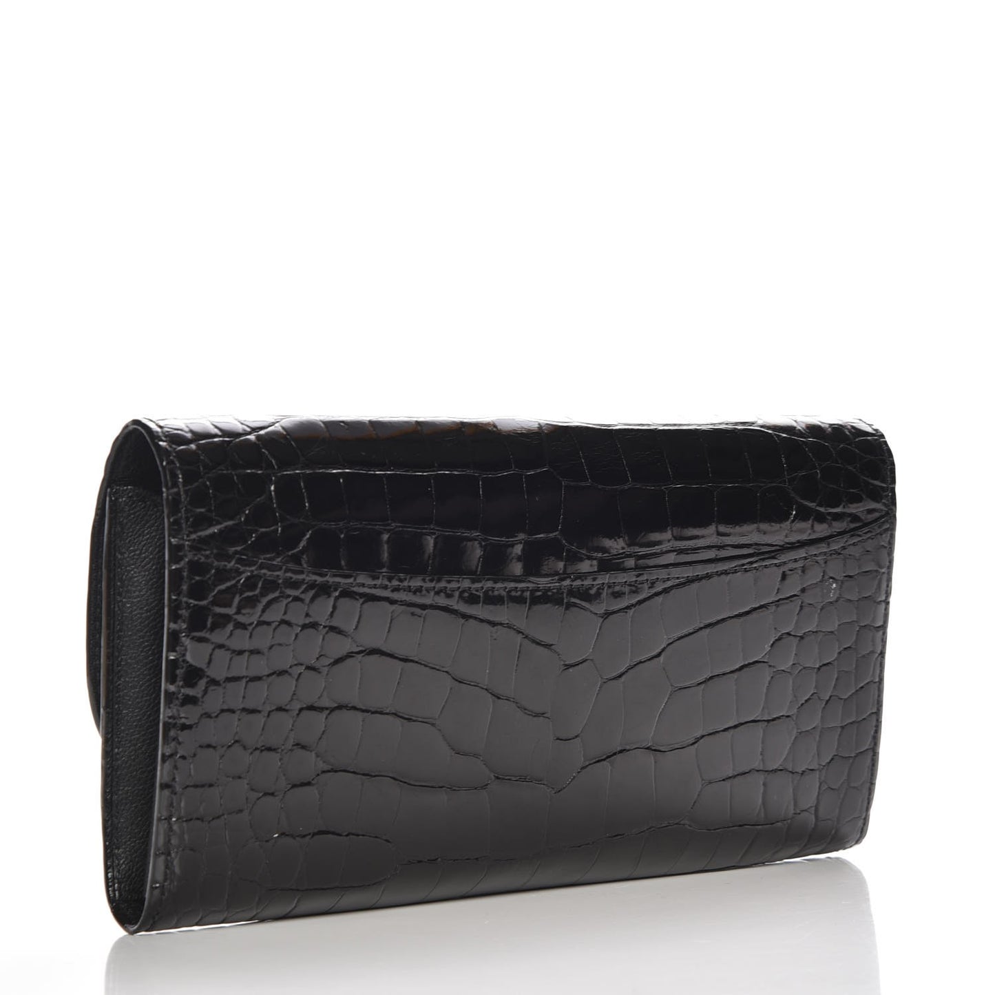Alligator Vivienne LV Long Wallet Black