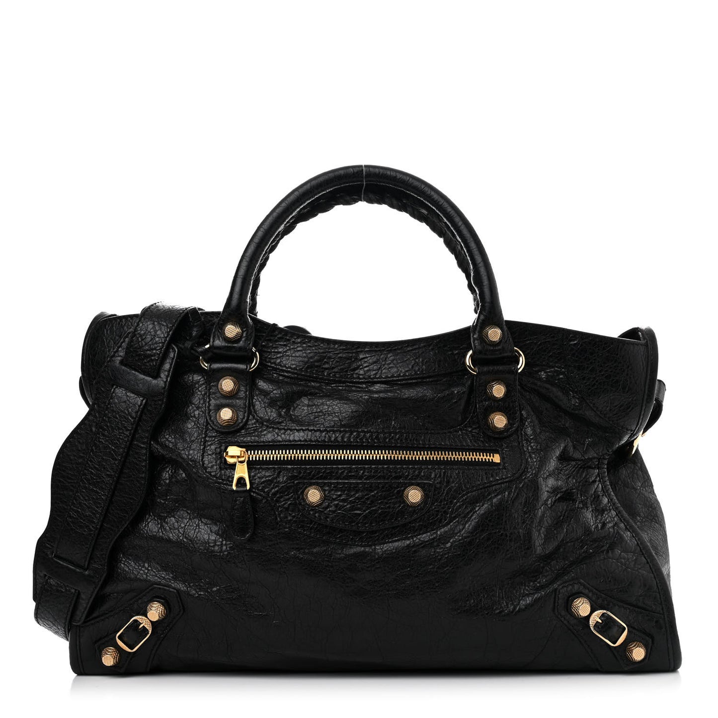 Agneau Giant 12 Gold Hardware City Black