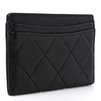 Chanel Lambskin Quilted Card Holder Black 3 of 11