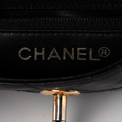 Chanel Calfskin Quilted Flap Waist Belt Bag 75 30 Black 8 of 11