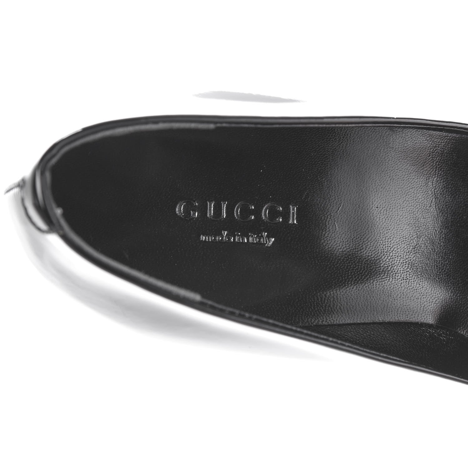 Gucci Patent Calfskin Pumps 36.5 Black 8 of 11
