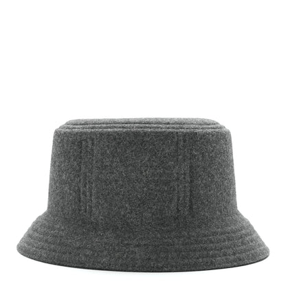 Hermes Rabbit Felt Dylan Hat 55 Charbon 3 of 8