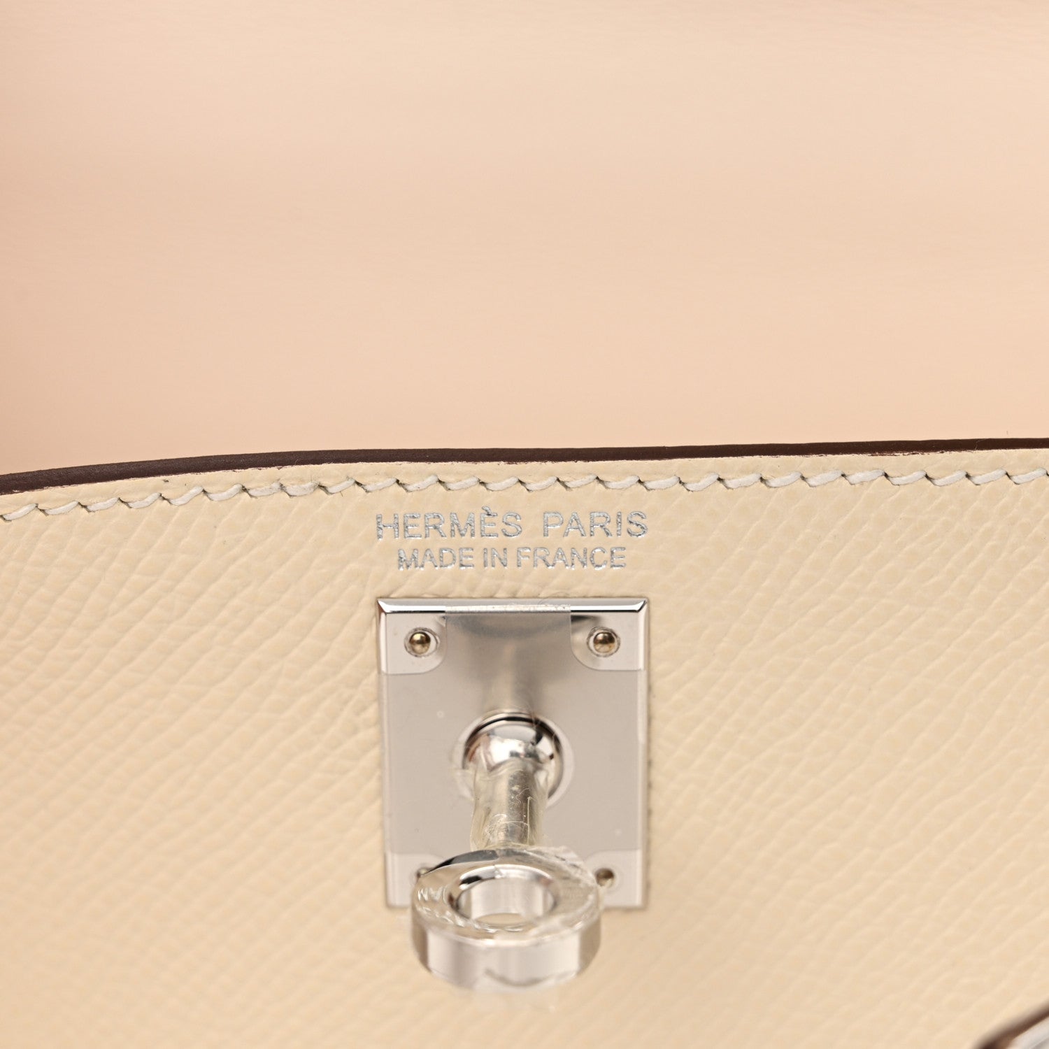Hermes Epsom Mini Kelly Sellier 20 Nata Chai Gris Meyer 6 of 13