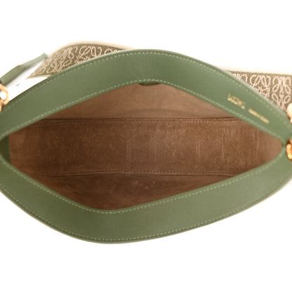Loewe Satin Calfskin Jacquard Small Luna Bag Avocado Green 5 of 8