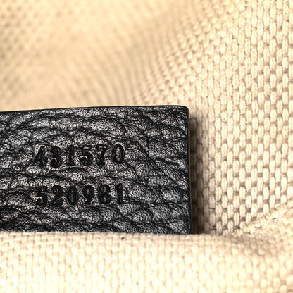 Gucci Pebbled Calfskin Soho Chain Backpack Black 7 of 24