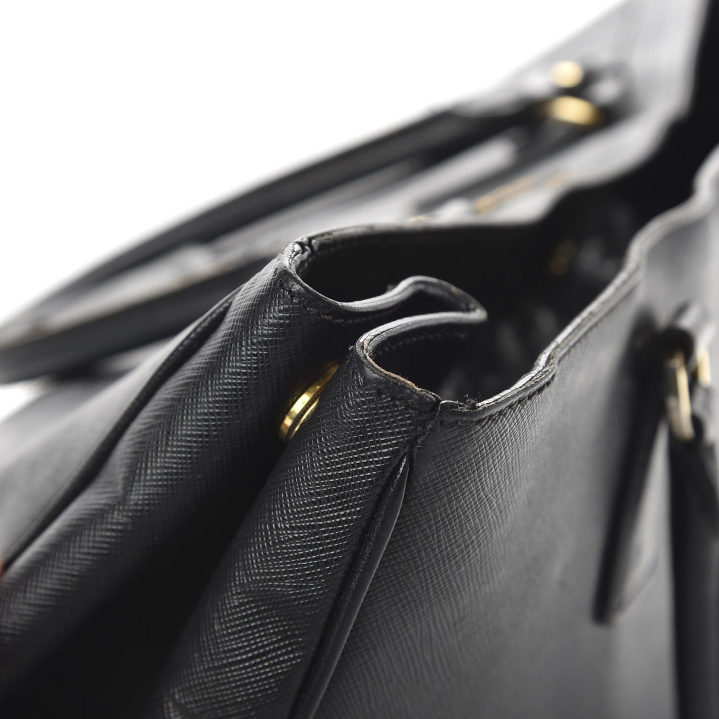 Saffiano Lux Large Tote Black