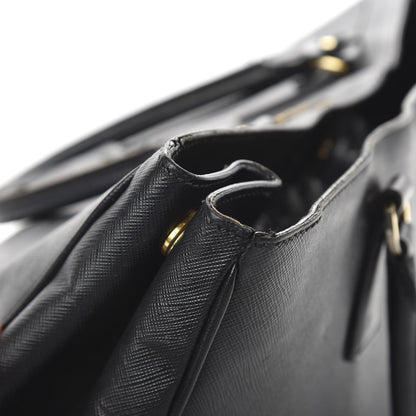 Prada Saffiano Lux Large Tote Black 10 of 12