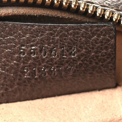 Gucci GG Supreme Monogram Web Mini Ophidia Round Shoulder Bag Brown 7 of 12