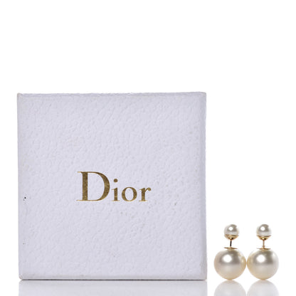 Christian Dior Pearl Mise En Dior Tribal Earrings 4 of 4