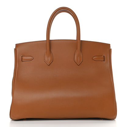 Hermes Gulliver Birkin 35 Gold 3 of 34