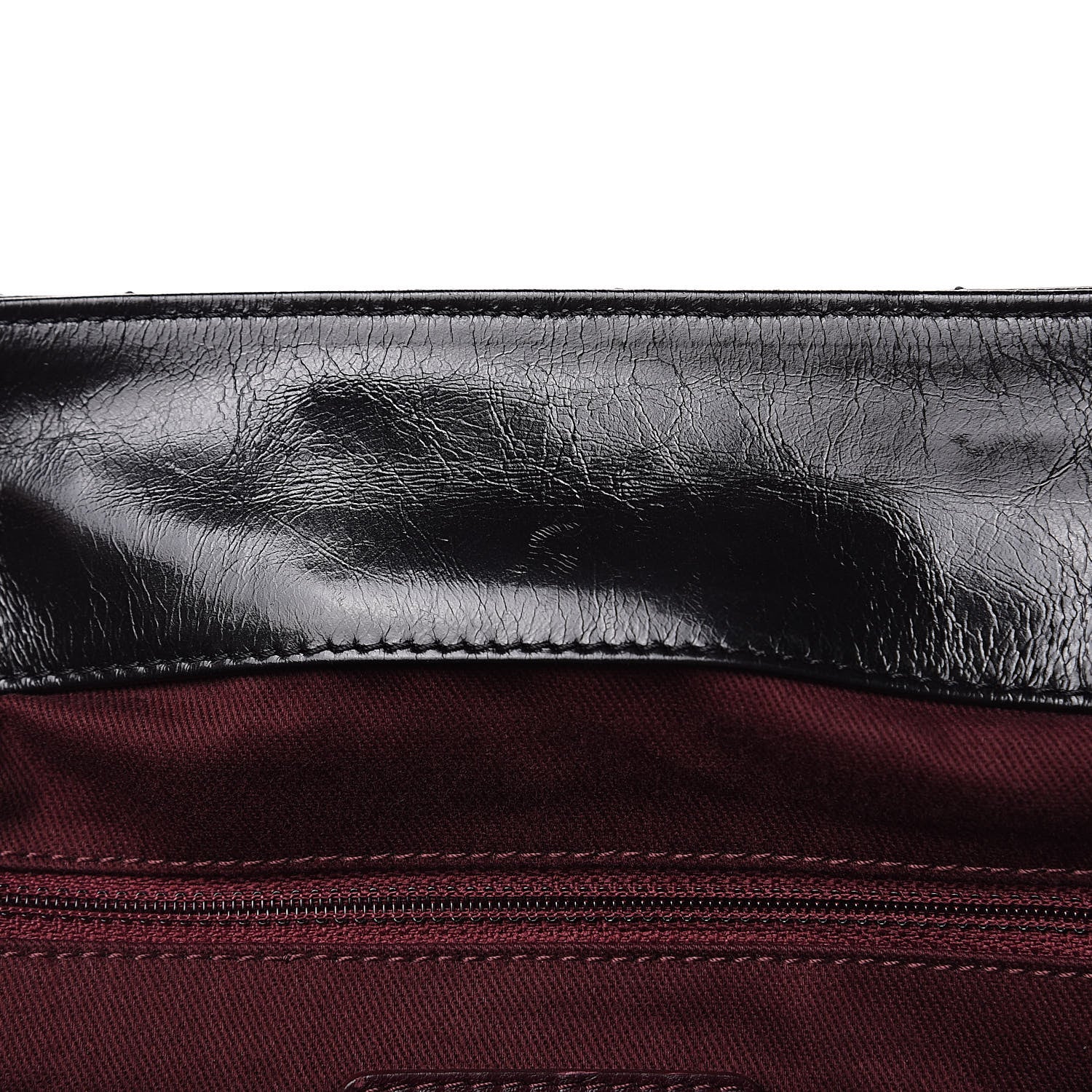 Chanel Glazed Calfskin Stingray Bindi CC Accordion Tote Black 11 of 12