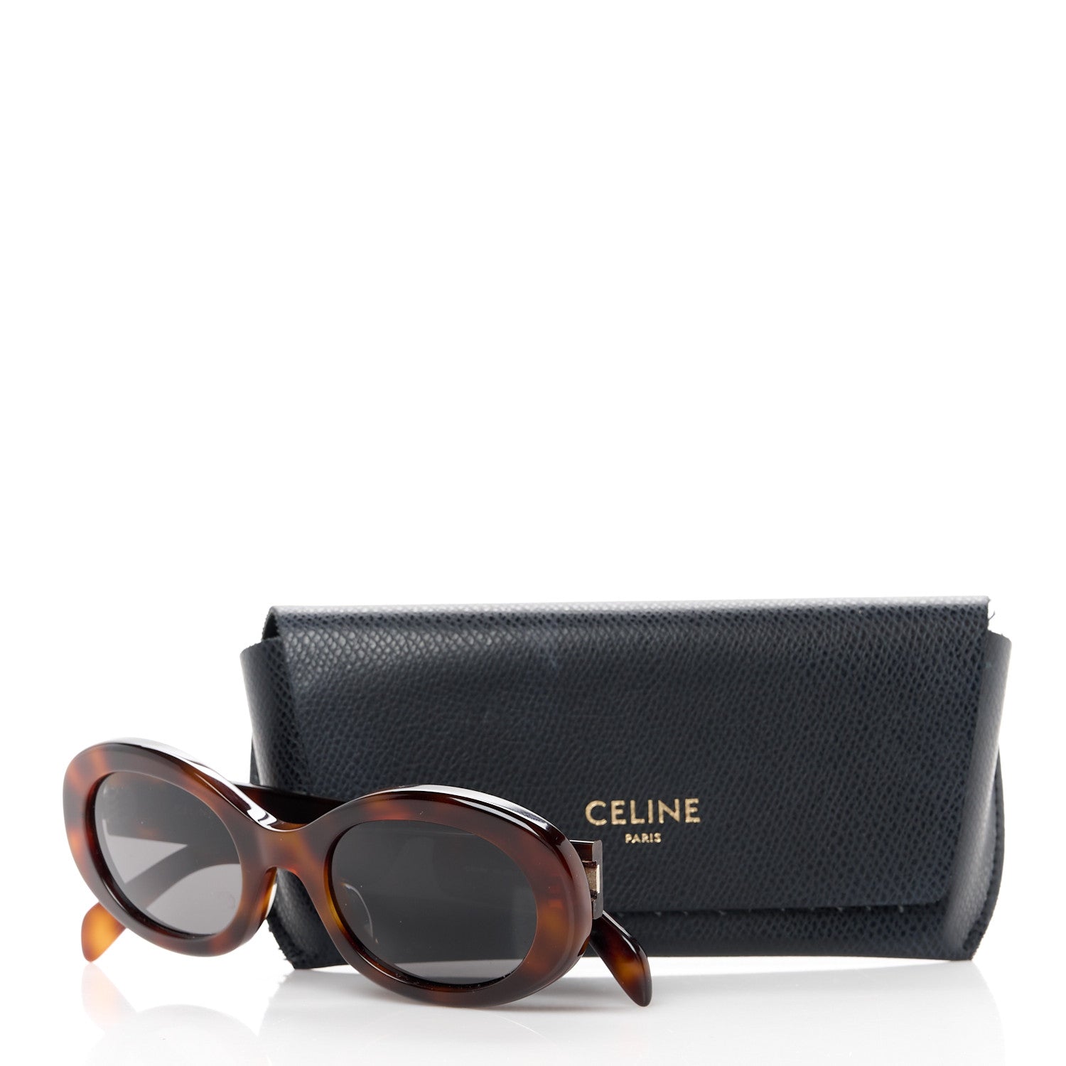 Celine Acetate Triomphe 01 Sunglasses CL 40194U Tortoise 9 of 9