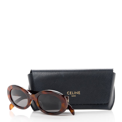 Celine Acetate Triomphe 01 Sunglasses CL 40194U Tortoise 9 of 9