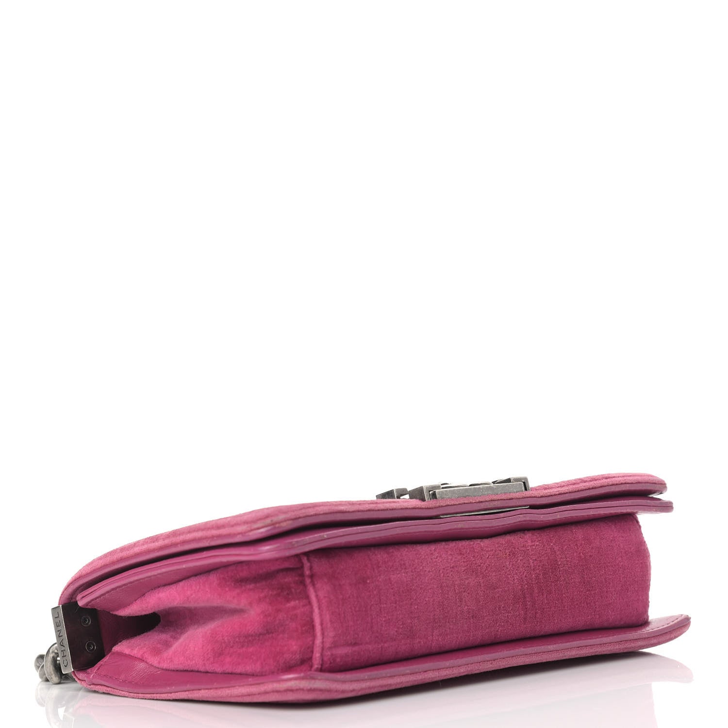 Chanel Velvet Quilted Small Boy Flap Pink 4 of 12