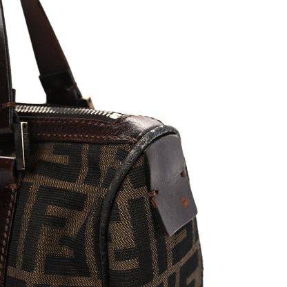 Fendi Zucca Mini Boston Satchel Tobacco 11 of 16