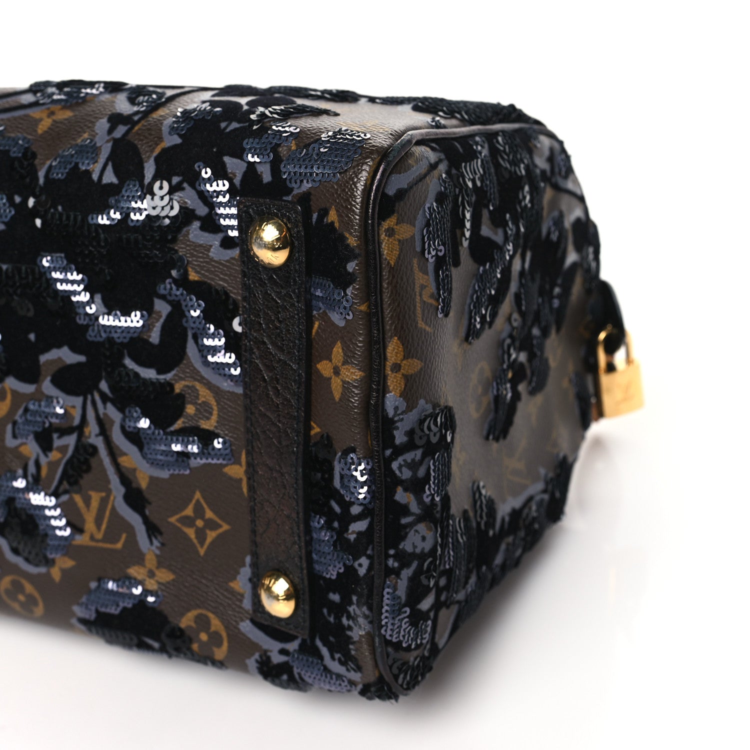 Louis Vuitton Monogram Fleur De Jais Sequins Speedy 30 9 of 11
