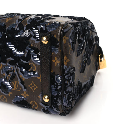 Louis Vuitton Monogram Fleur De Jais Sequins Speedy 30 9 of 11