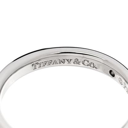 Tiffany Platinum Diamond Elsa Peretti Band Ring 52 6 4 of 6