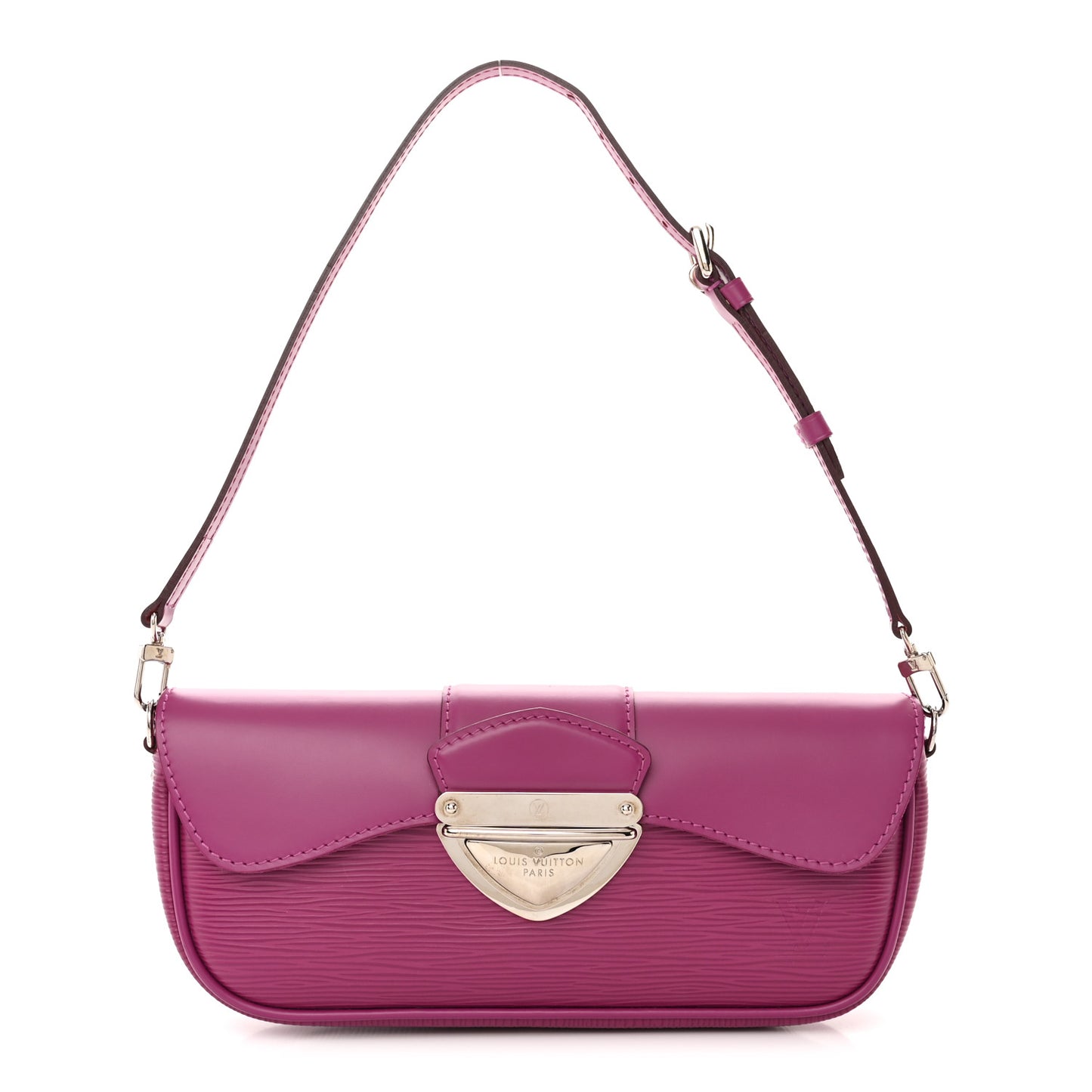 Epi Montaigne Clutch Fuchsia