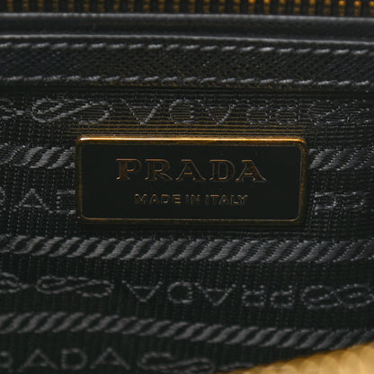 Prada Saffiano Small Galleria Double Zip Tote Black 6 of 11