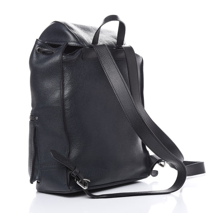 Louis Vuitton Utah Calfskin Canyon Backpack Blue Marine 3 of 9