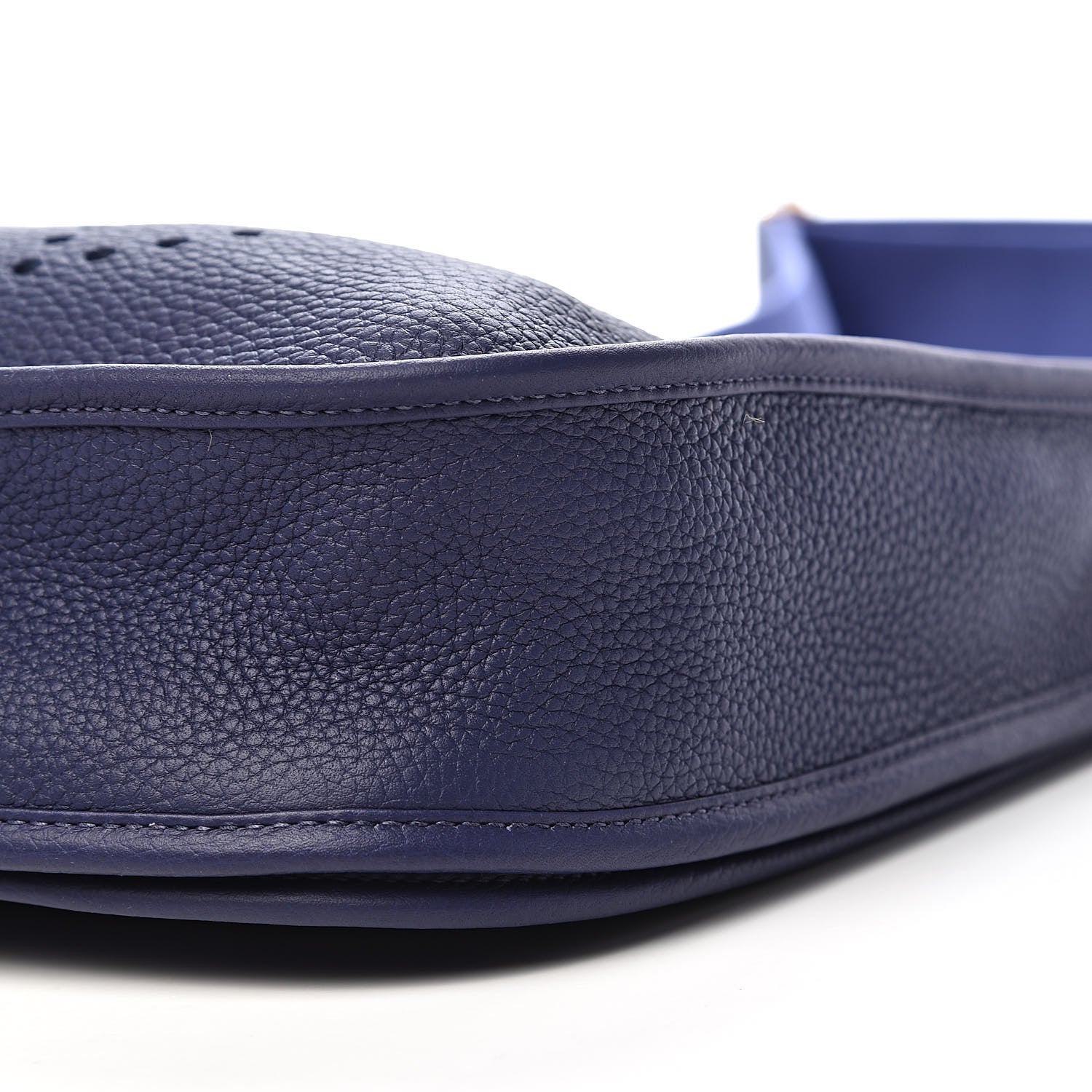 Hermes Taurillon Clemence Evelyne III PM Bleu Encre 9 of 11