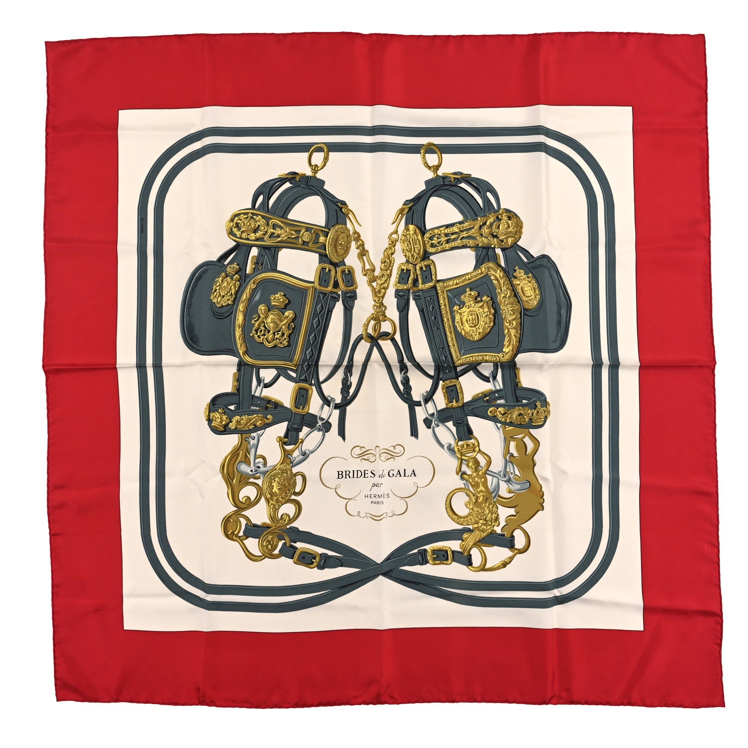 Hermes Silk Brides De Gala Scarf 90 1 of 3