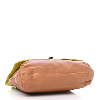 Lanvin Goatskin Medium Happy Shoulder Bag Vert Beige 3 of 5