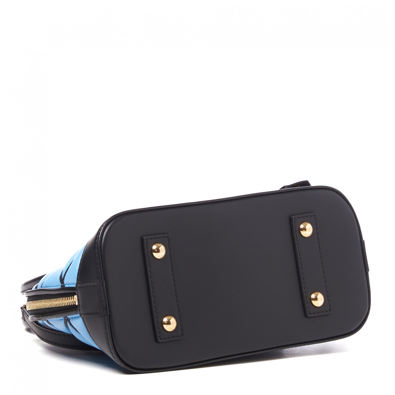 Louis Vuitton Lambskin Malletage Alma BB Bleuet 3 of 8