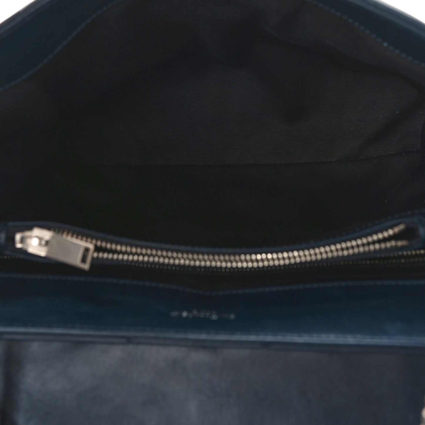 Calfskin Y Quilted Monogram Medium Loulou Chain Satchel Medium Blue