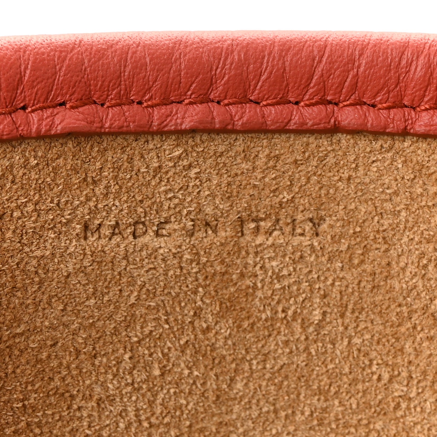 Grained Calfskin Medium N/S Park Tote Rust