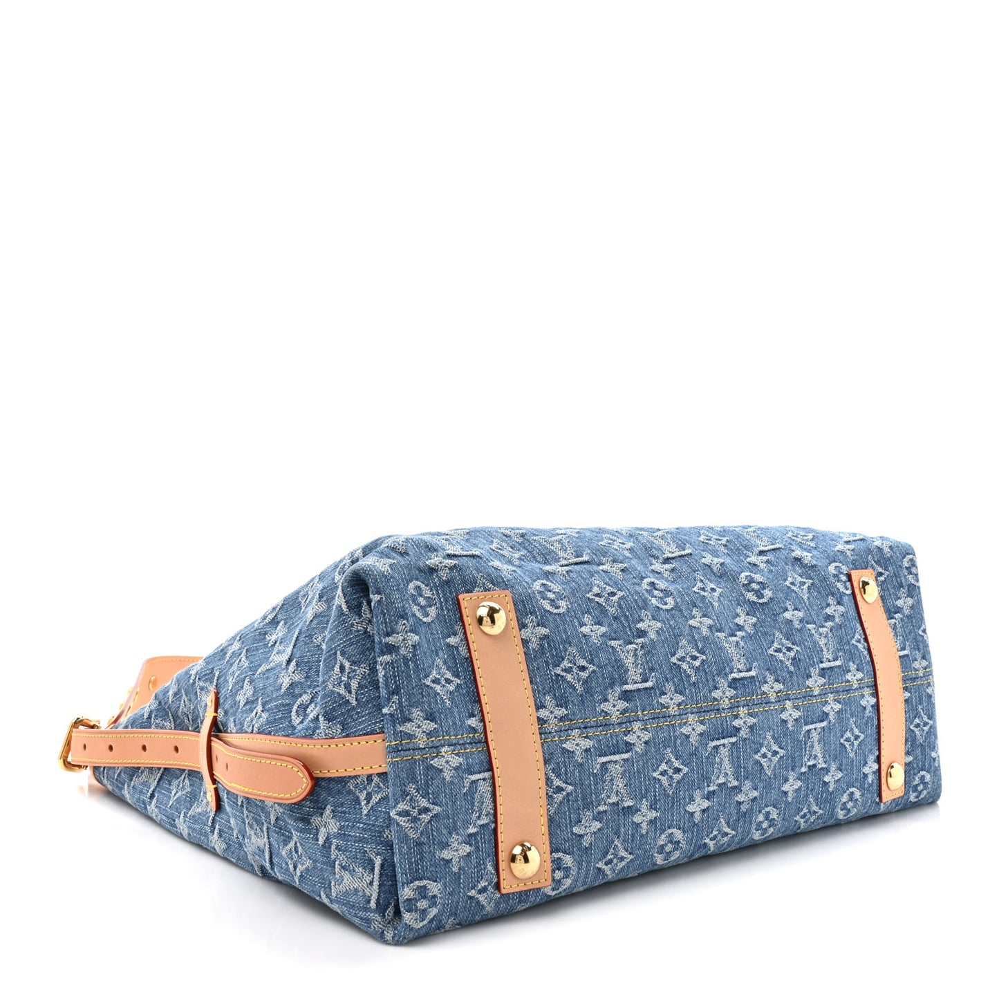 Monogram Denim CarryAll MM Blue