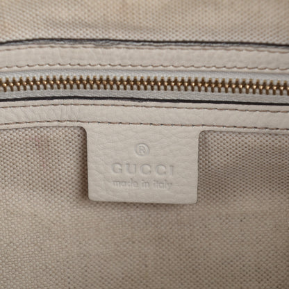Gucci Calfskin Vintage Web Medium Boston Off White 5 of 7