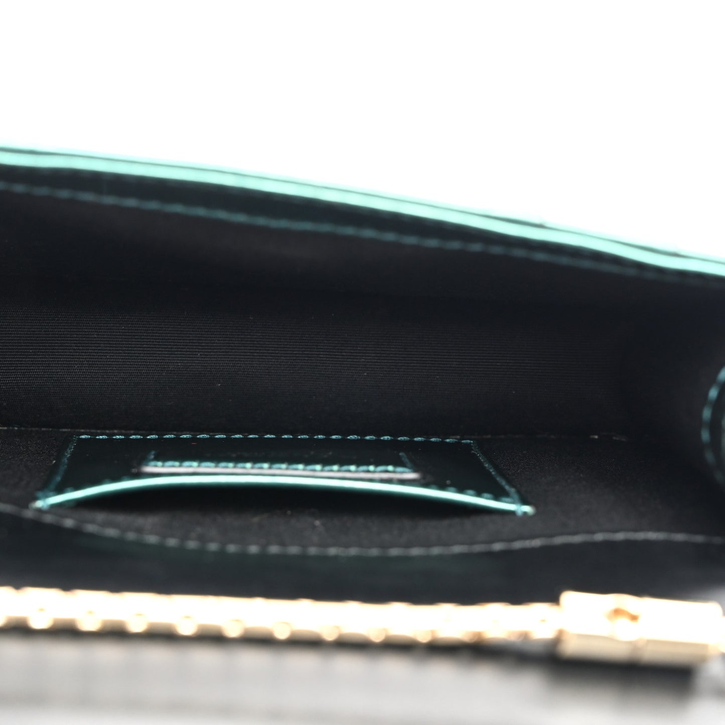 Patent Serpenti Forever Crossbody Emerald