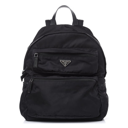 Prada Nylon Montagna Saffiano Day Backpack Black 1 of 10