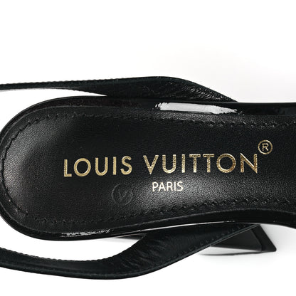 Louis Vuitton Patent Calfskin Shake Sandals 38 Black 7 of 8