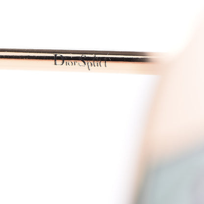 Christian Dior Split 1 Aviator Sunglasses Gold 7 of 8