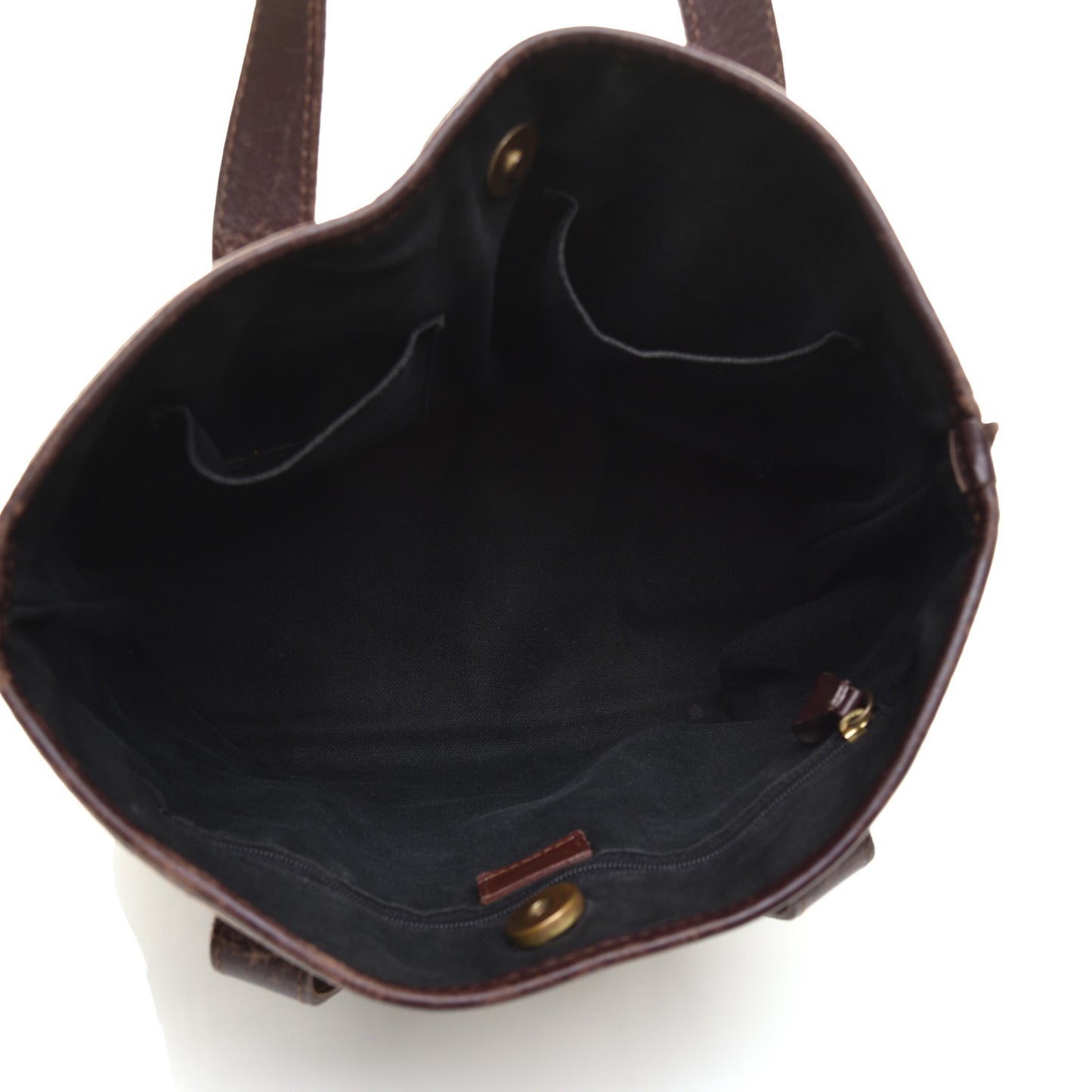 Haymarket Check Studded Tote Chocolate