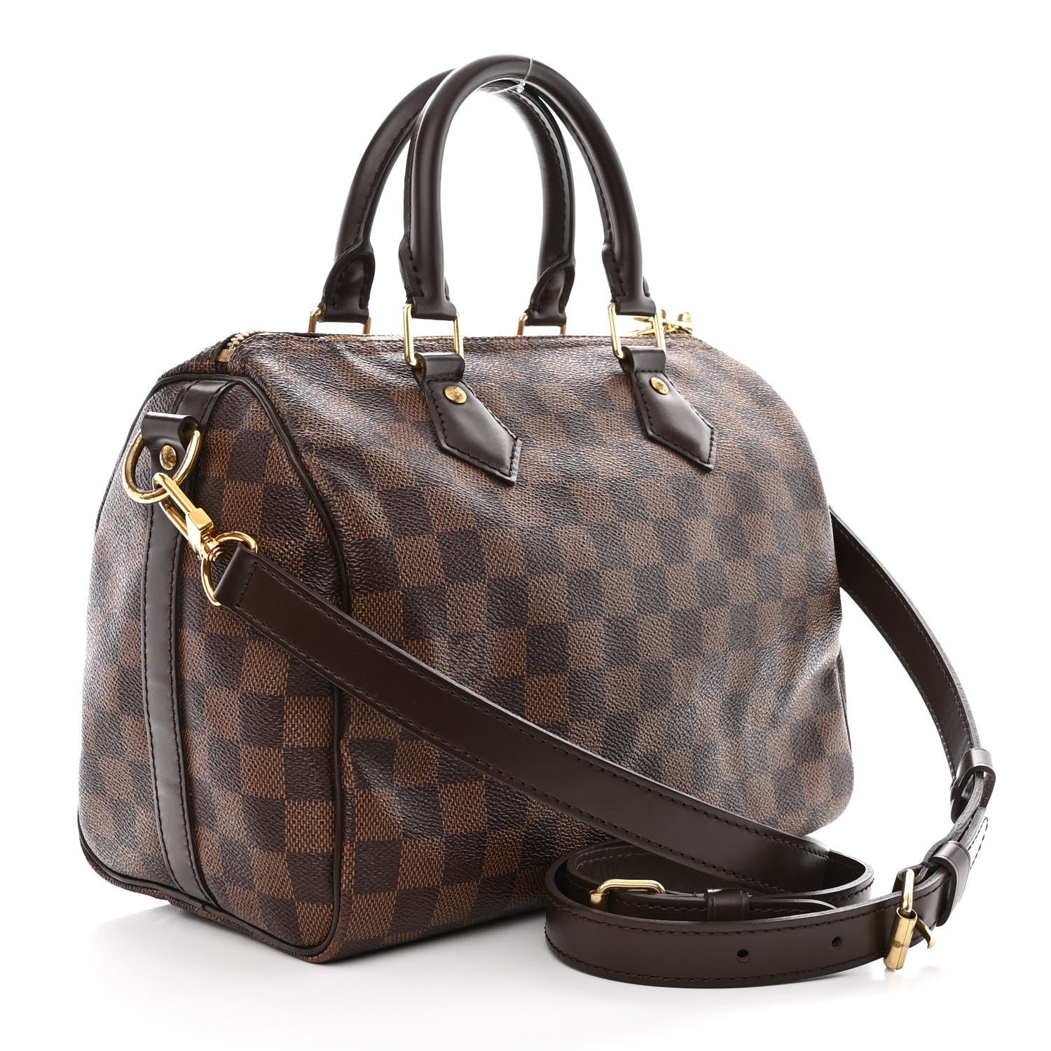 Louis Vuitton Damier Ebene Speedy Bandouliere 25 3 of 10