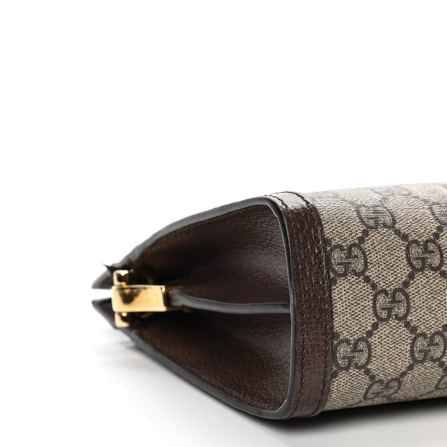 Gucci GG Supreme Monogram Web Small Ophidia Chain Shoulder Bag Brown 9 of 10
