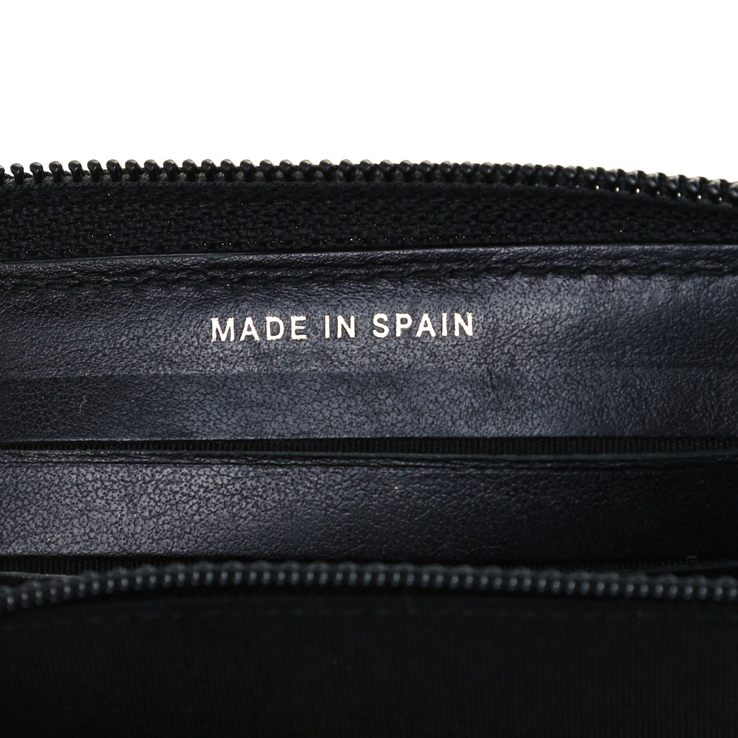 Caviar Quilted Small Boy Zip Around Wallet Black