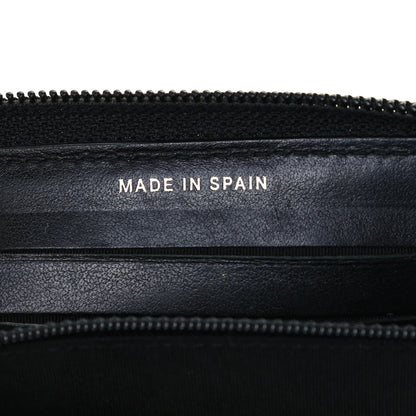 Chanel Caviar Quilted Small Boy Zip Around Wallet Black 7 of 10