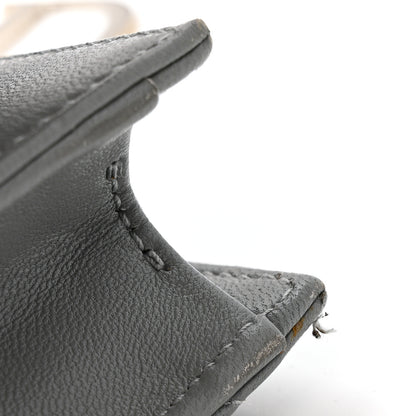 Christian Dior Lambskin Cannage Lady Dior Convertible Clutch Grey 11 of 16