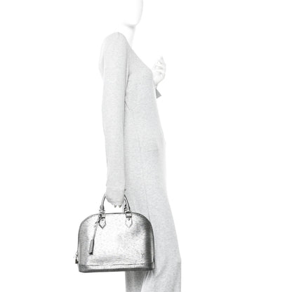 Louis Vuitton Epi Alma PM Platine 2 of 12
