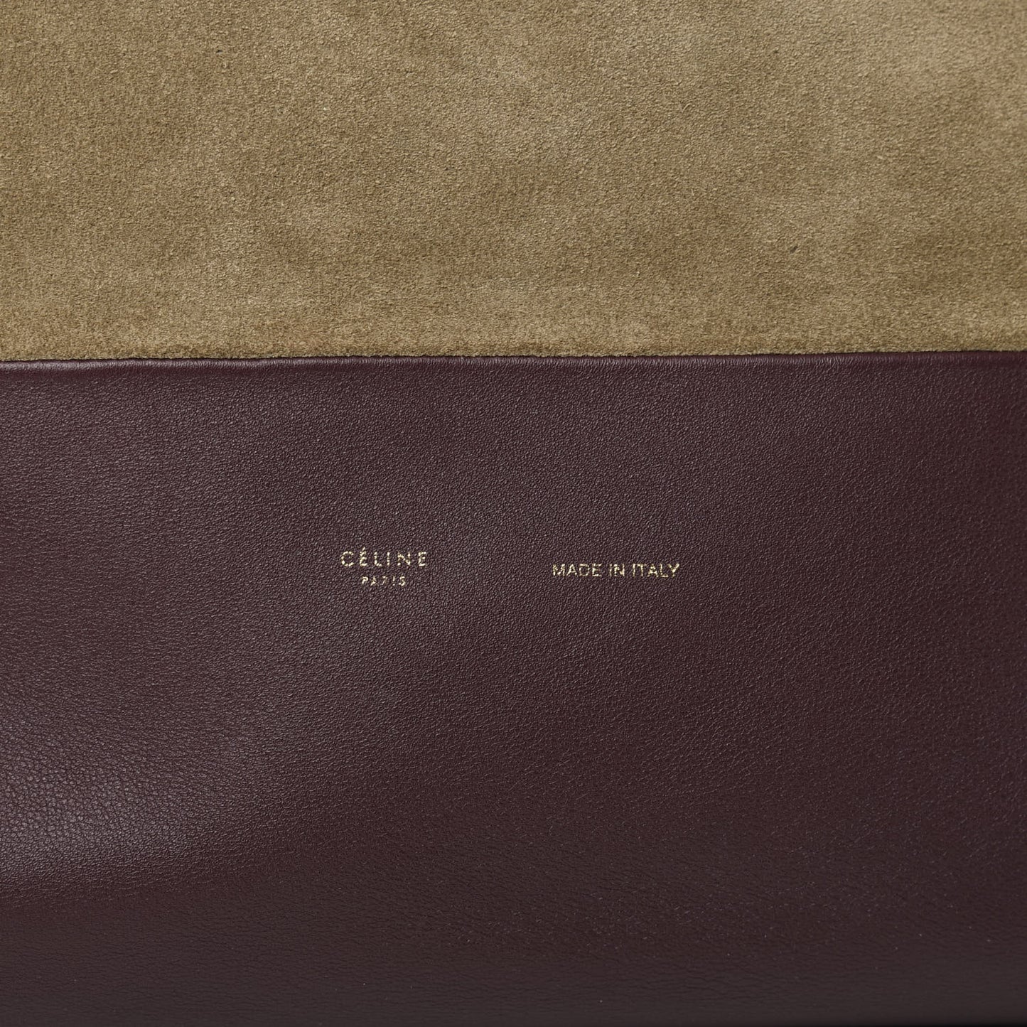 Calfskin Suede All Soft Shoulder Bag Burgundy