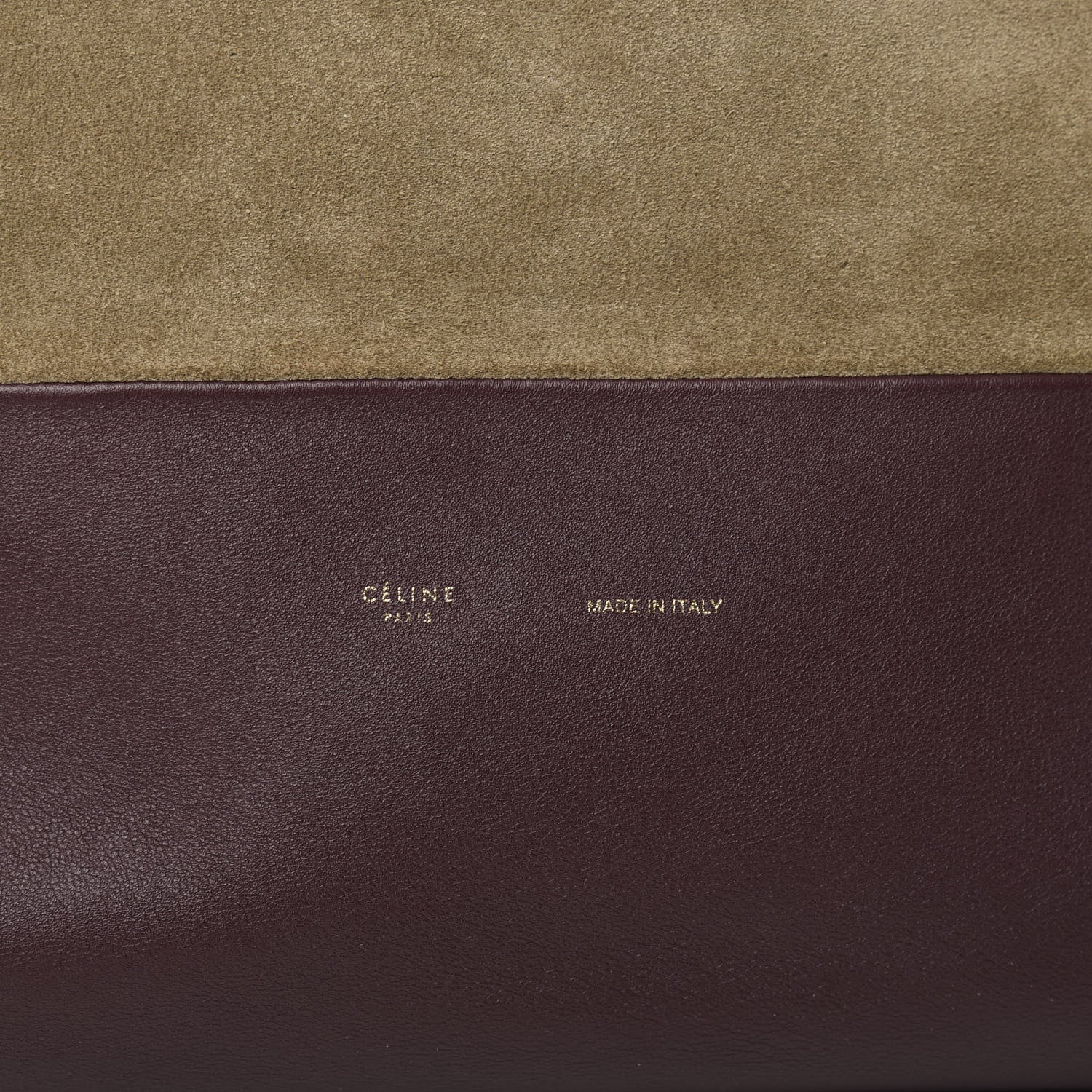 Celine Calfskin Suede All Soft Shoulder Bag Burgundy 11 of 17